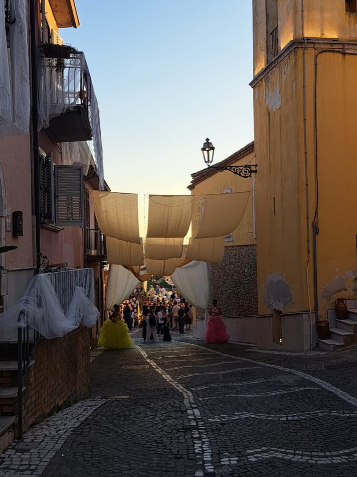 Dettaglio dell'allestimento del matrimonio
