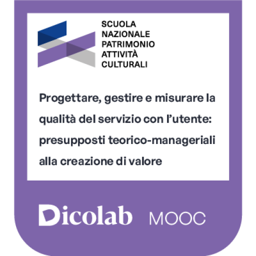Open Badge: Progettare, gestire e misurare la qualità del servizio con l'utente